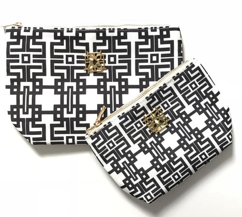 Cosmetic Case - Aztec (Black)