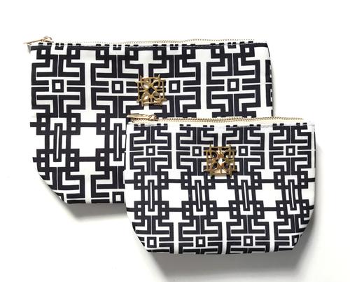 Cosmetic Case - Aztec (Black)